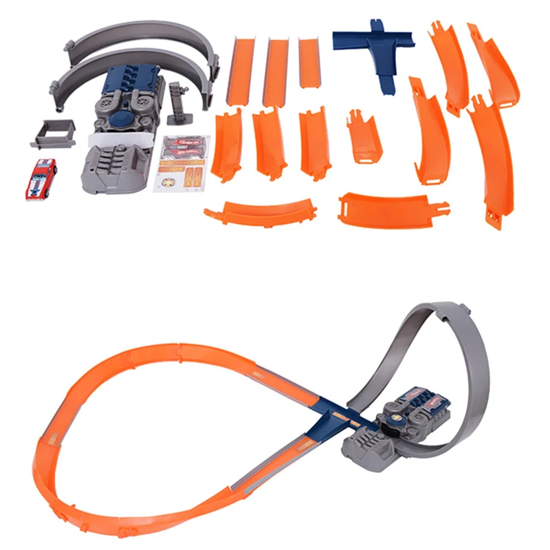 Hot Wheels гоночный трек пластиковые металлические мини-автомобили железная дорога brinquedo Развивающие игрушки для детей X2586