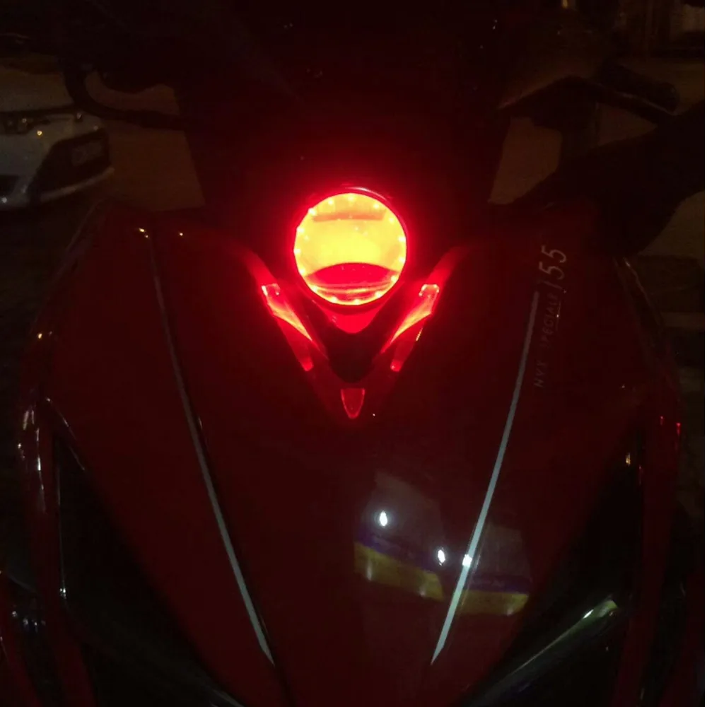 Модифицированный мотоцикл aerox155 nvx155 HID Красный Синий Белый Передняя лампа nvx фара