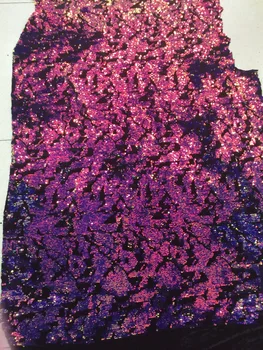 

5 yards top quality sequins SYJ-10275 embroidered lace African french net lace fabric