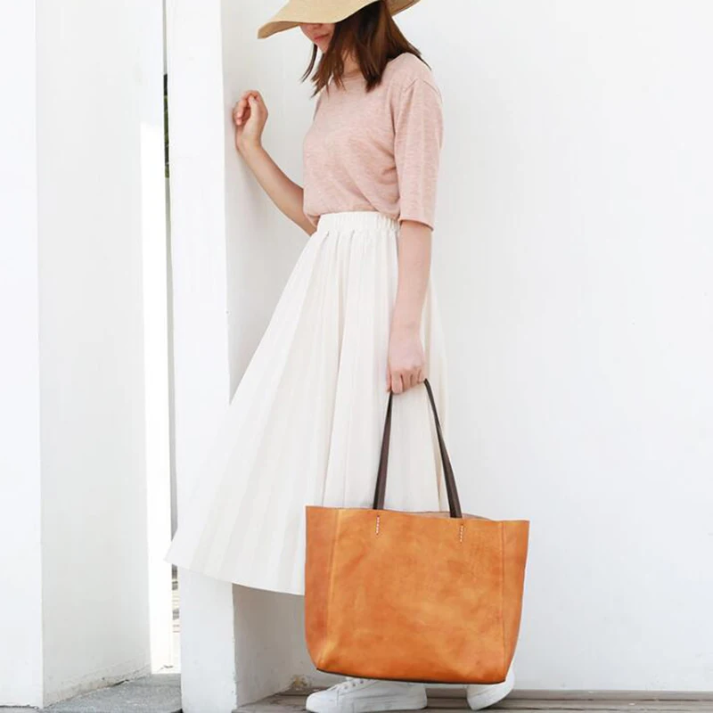 سوبر لينة 100% جاكيت جلدي-مقبض حقيبة دليل الطبيعية جلد البقر النساء 14 \ سوبر لينة 100% جاكيت جلدي-مقبض حقيبة دليل الطبيعية جلد البقر النساء 14 \