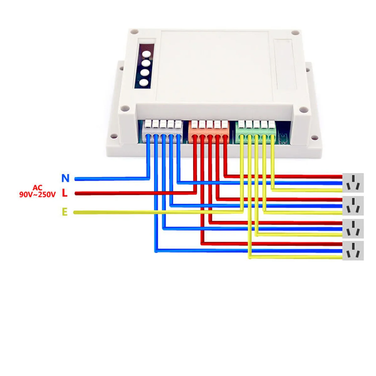SONOFF 4CH R2 Wifi умный переключатель дистанционного управления 2 4G бытовая техника