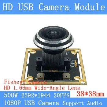 

Starlight Fisheye Webcam MJPEG YUY2 30FPS 2MP/5MP High Speed UVC OTG 1080P USB Camera Module for Android Linux Windows
