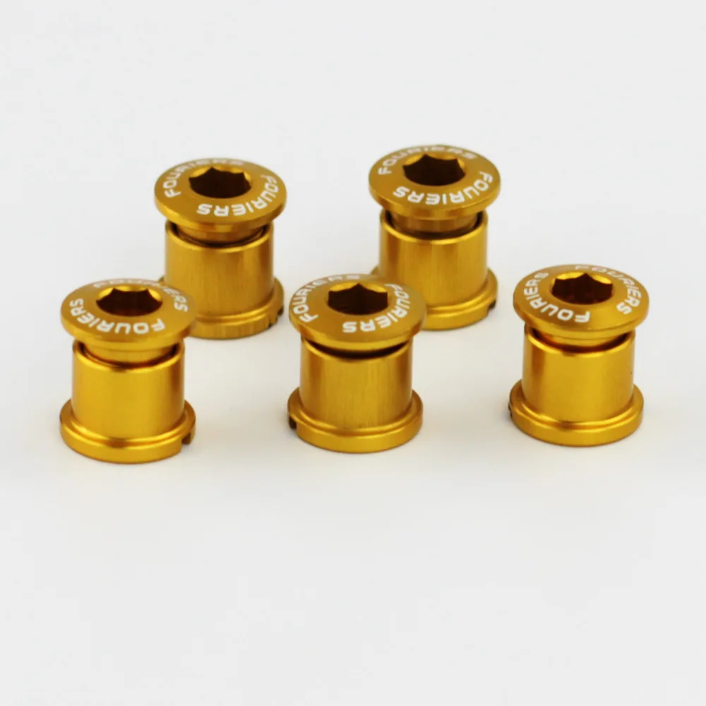 Fouriers Single or Double Chainring Bolts Screws 5mm 7mm For MTB Road Bike 5pcs
