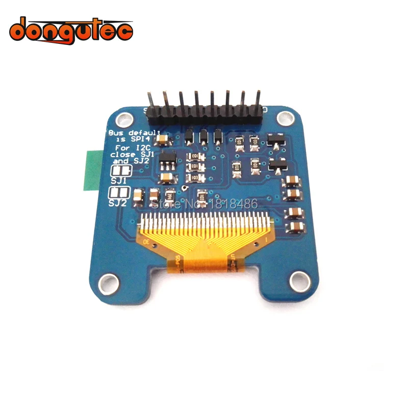 Монохромный СВЕТОДИОДНЫЙ модуль 1 3 &quotSSD1306 128x64 I2C/SPI синий графический