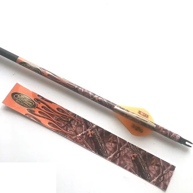 Buy New style 12 pcs Arrow Wraps Fletching Archery