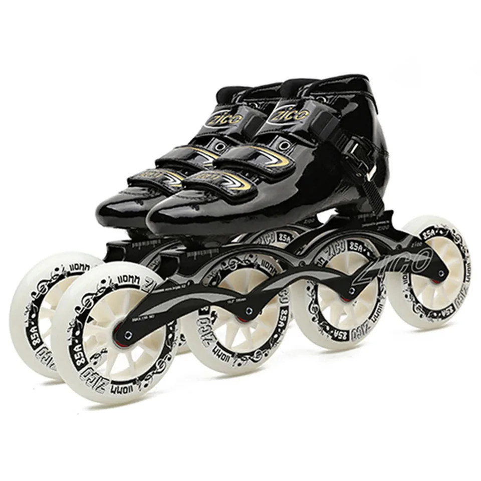 سرعة حذاء تزلج بعجلات ألياف الكربون 4*90/100/110 مللي متر المنافسة 4 عجلات الشارع سباق التزلج Patines مماثلة كما Powerslide CityRun سرعة حذاء تزلج بعجلات ألياف الكربون 4*90/100/110 مللي متر المنافسة 4 عجلات الشارع سباق التزلج Patines مماثلة كما Powerslide CityRun