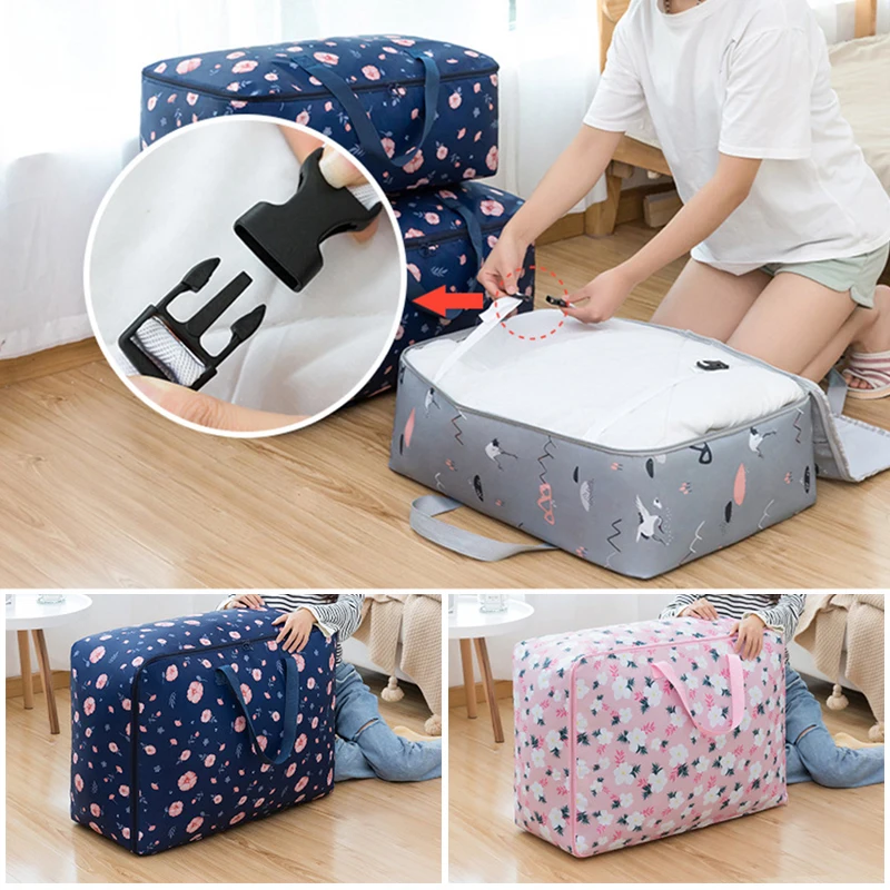 1 шт. Ткань Оксфорд складная сумка для хранения одежды одеяло органайзер свитера M