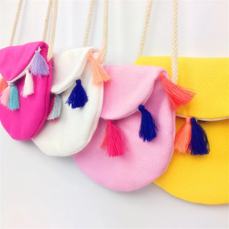 2017 Fashion font b Kids b font Fringe font b Bag b font Children Tassel Mini