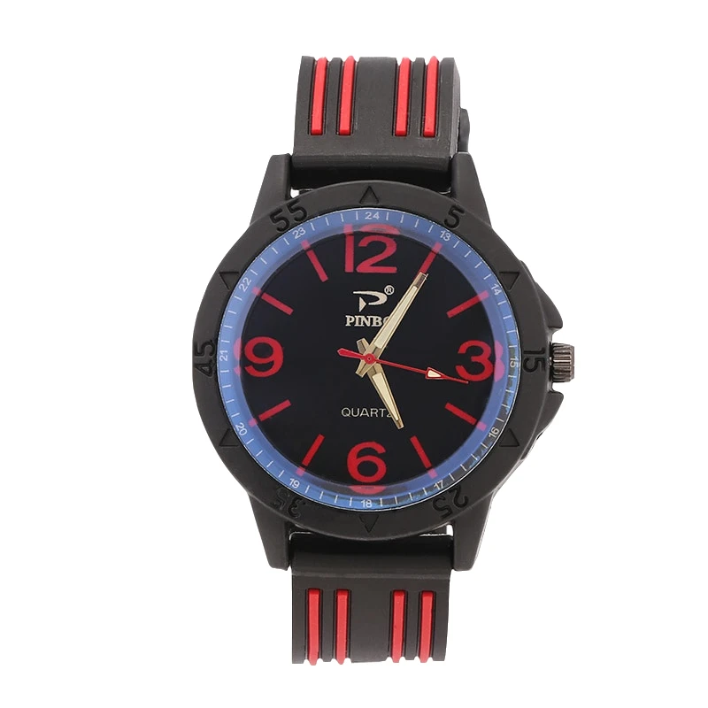

Mens Fashion Casual Dial Watch Sports Digital Clock Alloy Men's Leather PU Watches 2019 New Quartz Wrist Watches #w0025-31