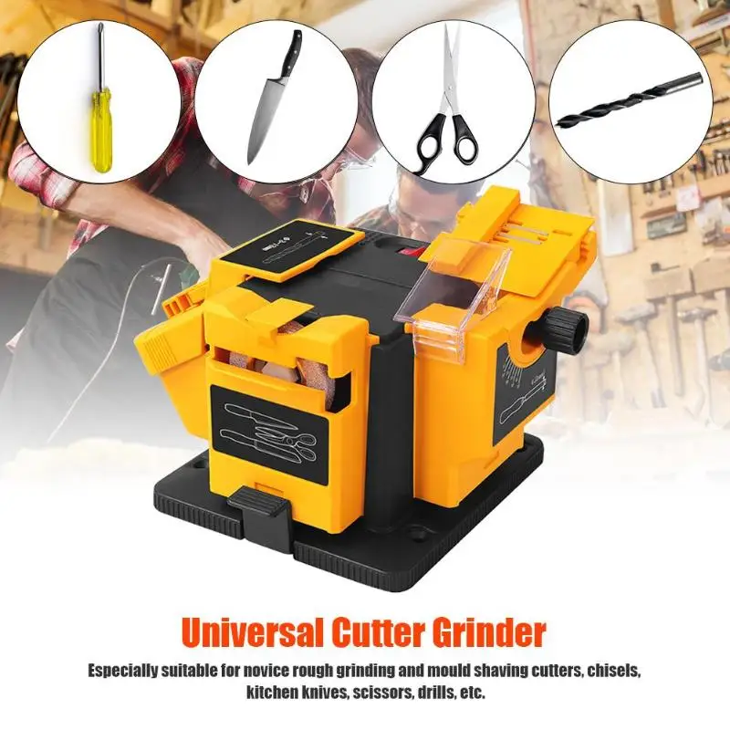 

Electric Multi Function Sharpener Drill Bit Scissors Cutter Grinding Tool Knife Sharpener Kitchen Knive Sharpening Stone Grinder