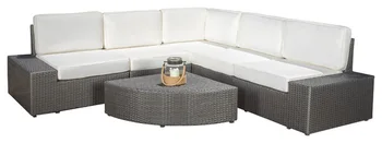 

Living Room Sofa Outdoor Rattan Wicker 6 Piece Sofa Sectional Set