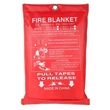 1 м х 1 м герметичное противопожарное одеяло, домашнее безопасное противопожарное одеяло тент для пожаротушения, лодка, аварийное выживание,...