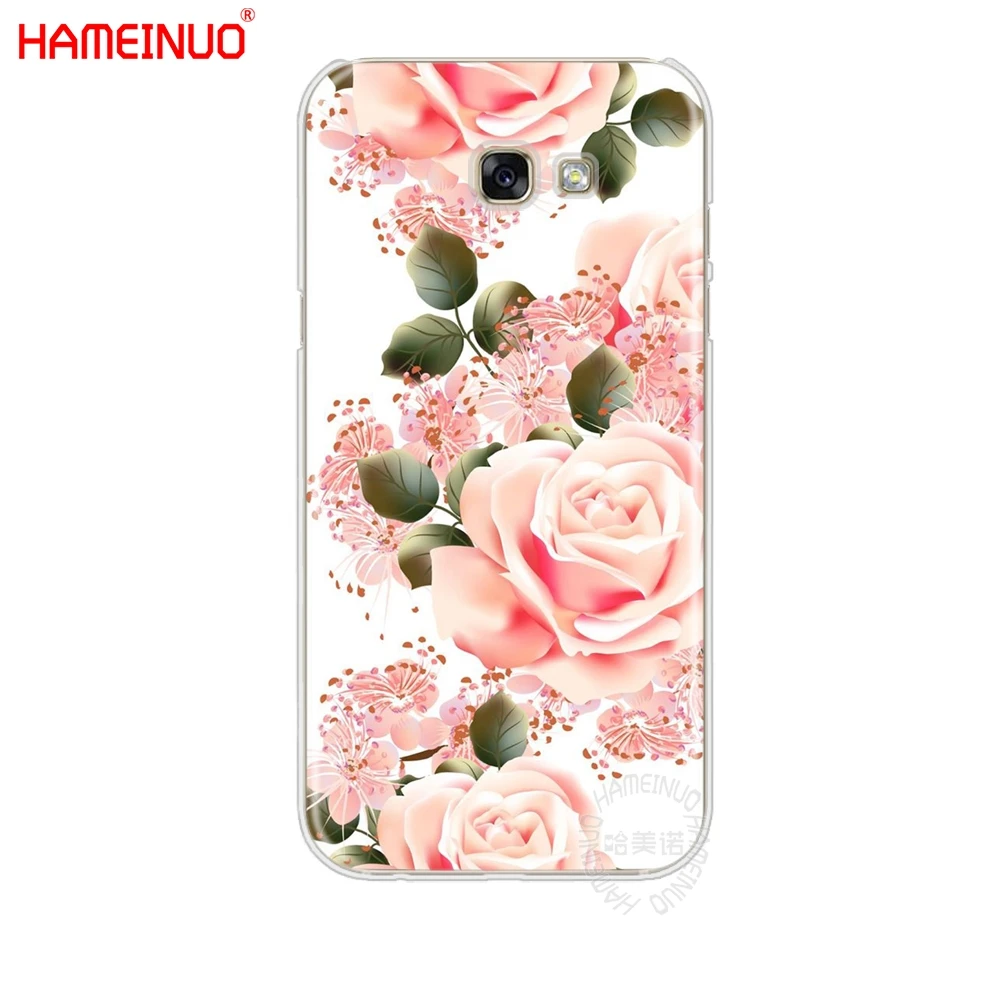 HAMEINUO красивый чехол для сотового телефона с цветочным рисунком и листьями Samsung
