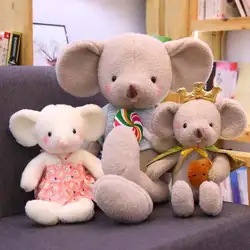 40 ~ 120 см креативные милые печенье леденец плюшевая игрушка в виде мыши хомяк тряпичная кукла корейская детская большая кукла Мышка для