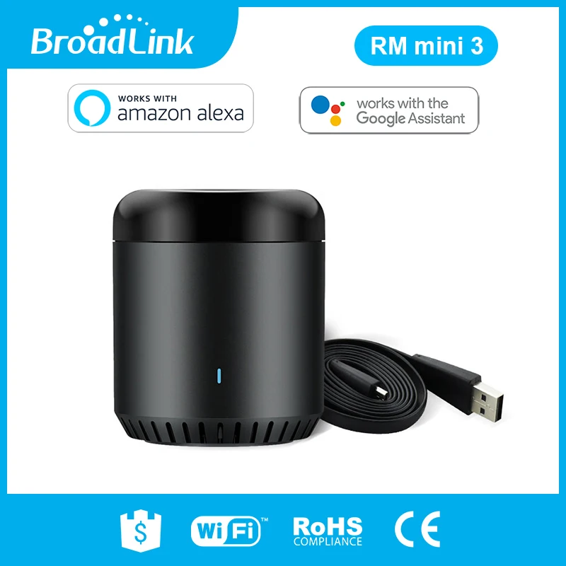  Original Broadlink RM Mini3 Universal Intelligent WiFi/IR/4G Wireless Remote Controller Via IOS And - 32625592358
