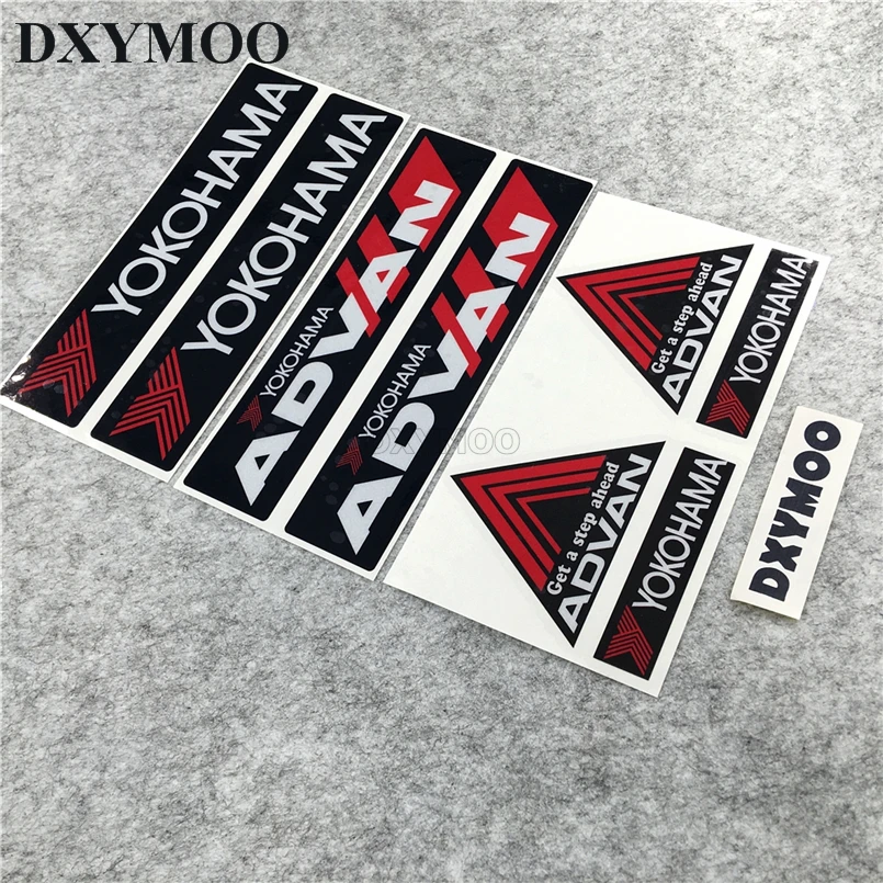 

Japanese Exhaust Pipe Car Stickers Get a Step Advan Motorcycle Auto Window Vinyl Decals for Y ADVAN 3M