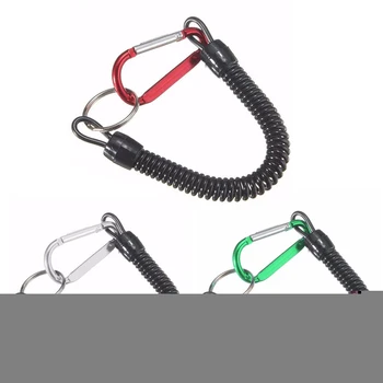 

Secure Safety Fishing Lanyards Rope Retractable Coiled Tether Hercules