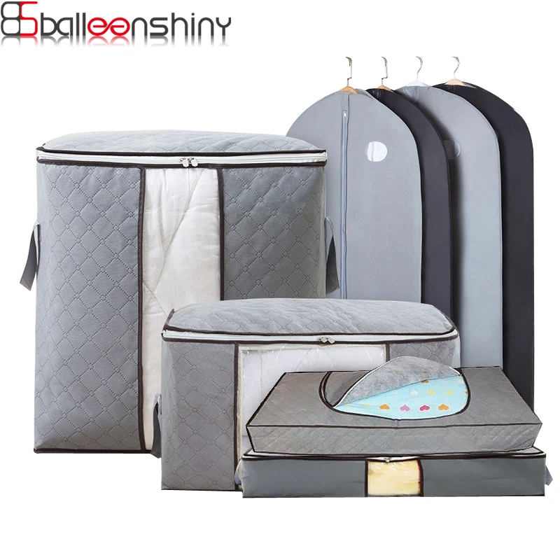 BalleenShiny أكسفورد تخزين اللحاف حقيبة لطي زائد حجم المعزي الحاويات المنزل التخزين المنظم بطانية خزانة ملابس BalleenShiny أكسفورد تخزين اللحاف حقيبة لطي زائد حجم المعزي الحاويات المنزل التخزين المنظم بطانية خزانة ملابس