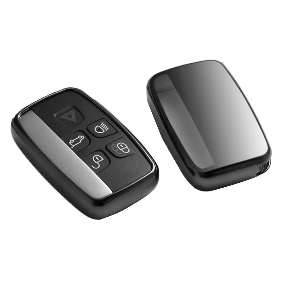 A Мягкий чехол для ключей автомобиля из ТПУ для Land Rover A9 Range Rover Sport Evoque Freelander 2 Jaguar XE XJ XJL XF C-X16 V12 гитара F X Typ - Название цвета: A