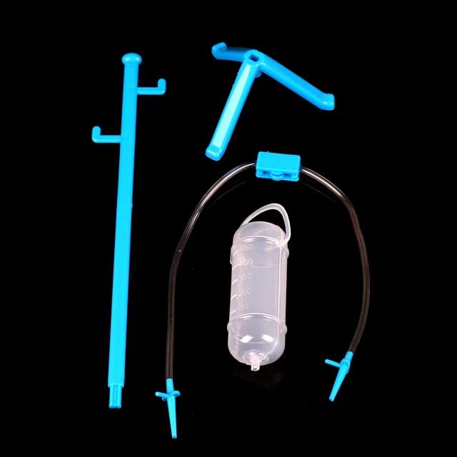 1 Set Child Medical Kit With Hanging Bottle Simulation Hospital Pretend Play Doctor Play Set Toy For Children Role-playing Games 5
