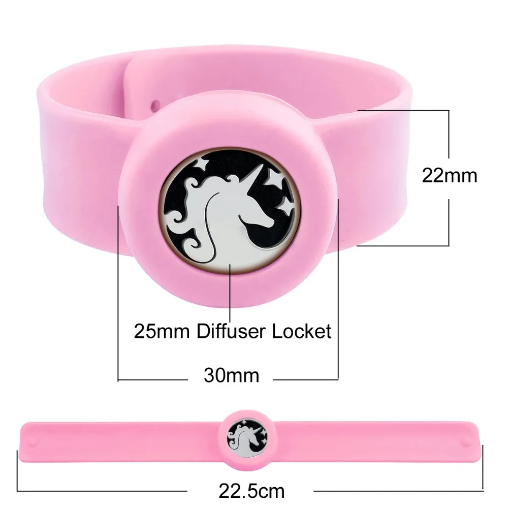 ZP-BS002-0 Silicone Diffuser Locket Bracelet-5