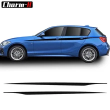 Autocollants en vinyle à rayures pour porte latérale, 2 pièces, pour BMW série 1 F20 118i 120i 125i 128i 135i