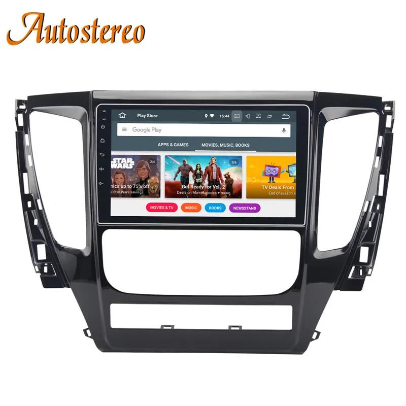 Perfect Newest Android8.0 Car no DVD Player GPS Navigation For MITSUBISHI PAJERO 2016 2017 2018 Autostereo Radio Multimedia Satnav DSP 7