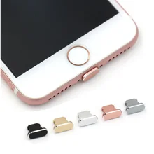 Металлическая пыль штепсельная Вилка для iPhone 8 7 6 6S Plus крышка порта пробка Джек Заглушки для телефона гаджет аксессуары para celular