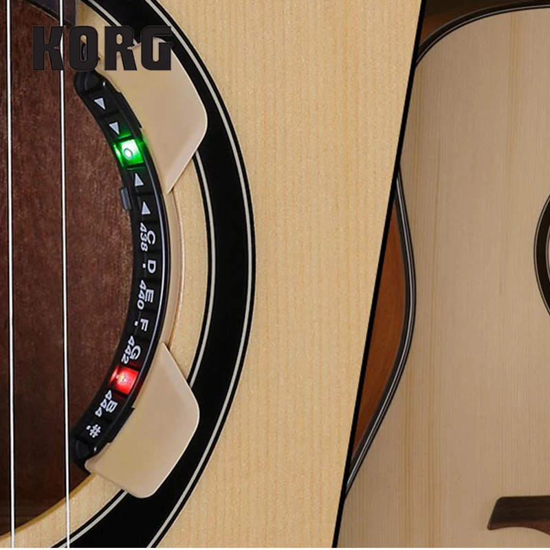 KORG RP-C1 RP-C2 Rimpitch Soundhole Акустическая гитара тюнер-Chromatic RPC1/RPC2
