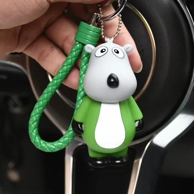 Backkom Popobe Медведь Carmera меховыми помпонами Pom кулон дети игрушки брелок Для женщин
