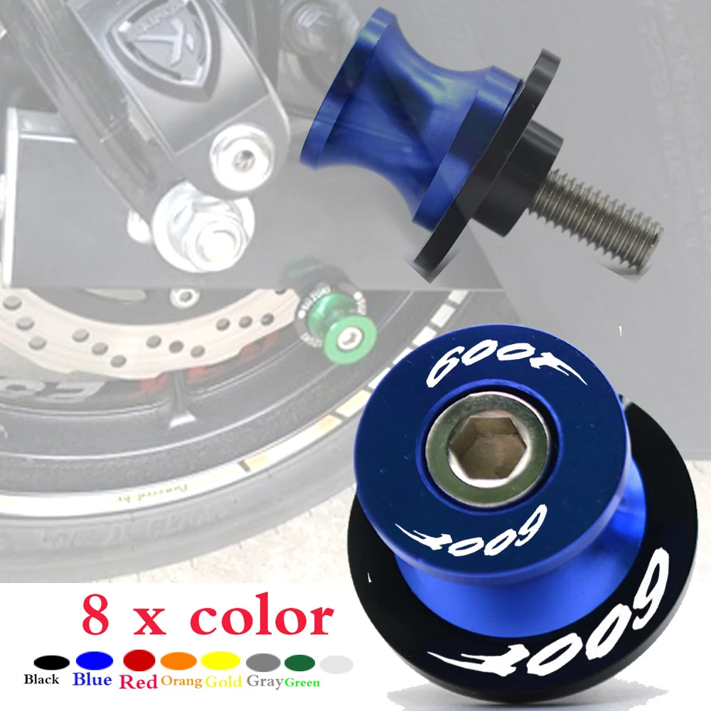

For Honda CBR600F CBR 600F 600 F 2011-2014 2013 201 8mm Motorcycle Swingarm Spools Slider Swingarm Stand Screws Slider Protector