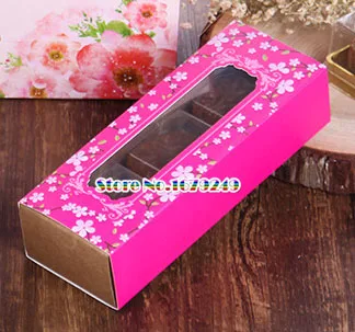 2 17x8x4,5 см Романтический Bronzing синий любовь звездное небо Cake Box с открытым окном, подарок шоколадный Маффин коробка для печенья - Цвет: 2