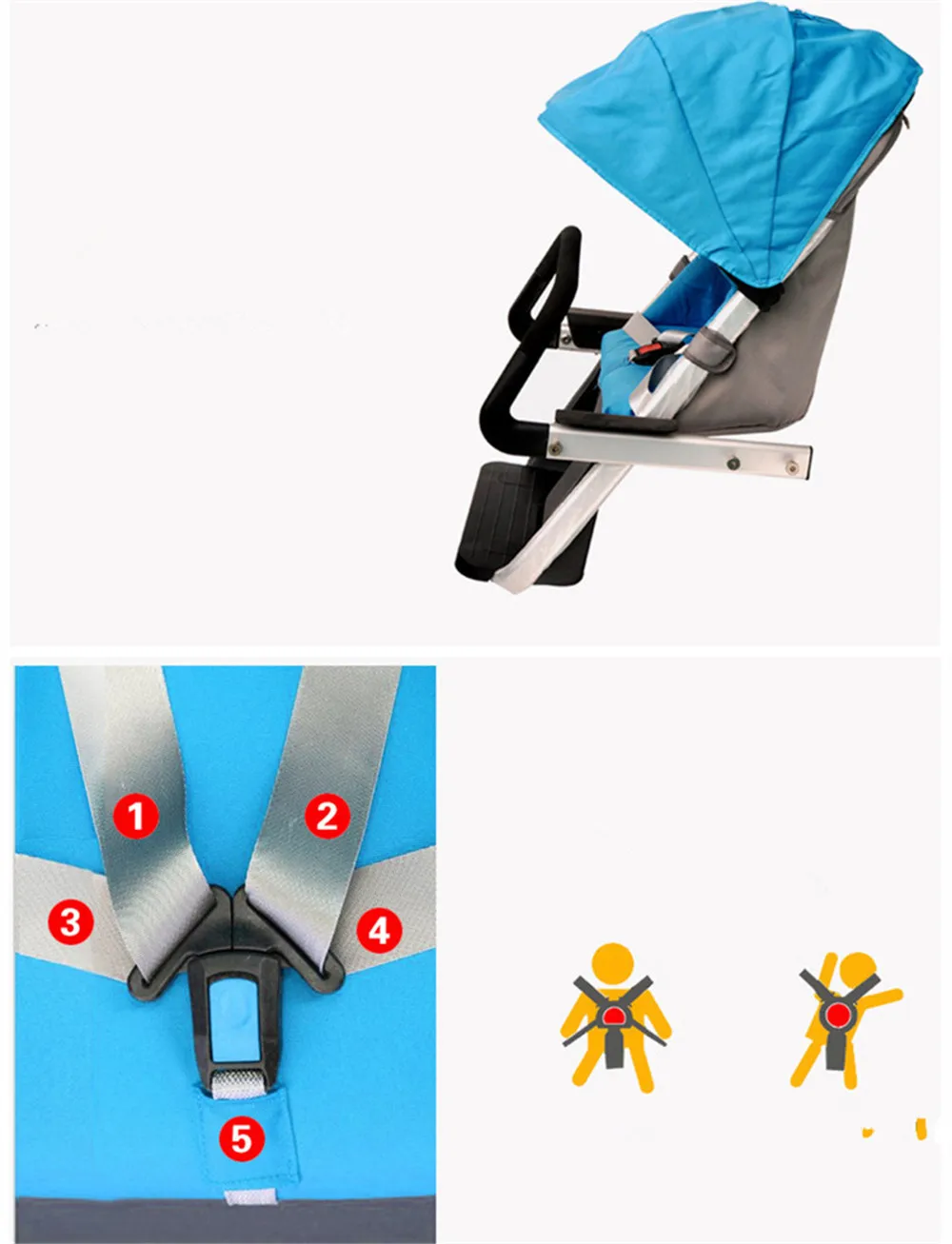 12 Inch Aluminum Alloy Removable Load 160kg Mini 36V 12Ah Electric Family Bicycle Pram Mother and Child Car Stroller07