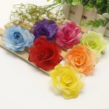 2 шт., настоящая акция, 7 цветов, цветок розы, женские свадебные аксессуары для волос, заколки для волос, зажимы для девушек
