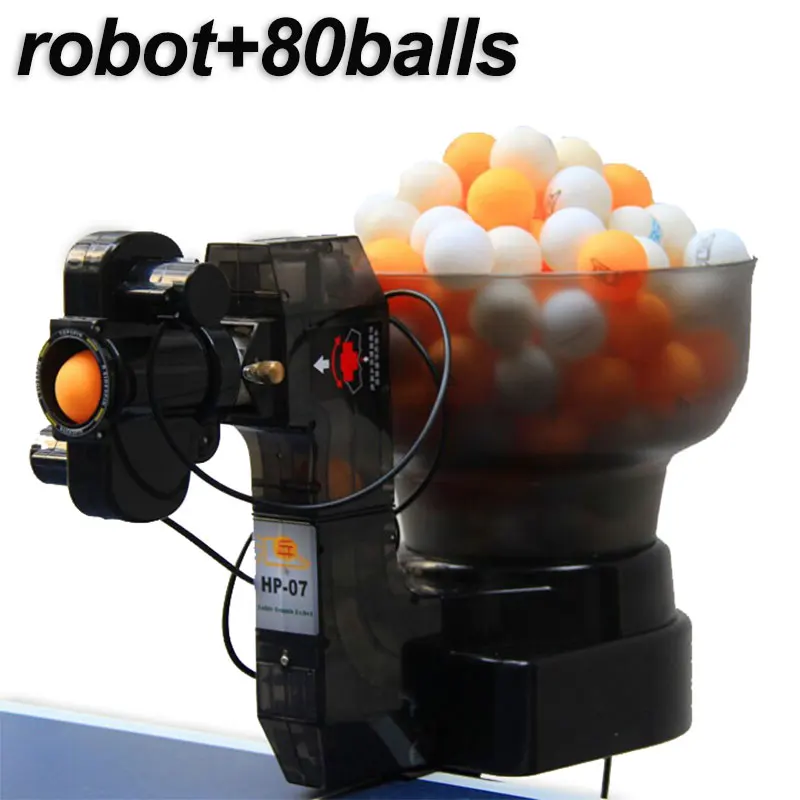  Professional Table Tennis Robot Ping Pong Machine Portable Economical Multifunctional Robots (free 
