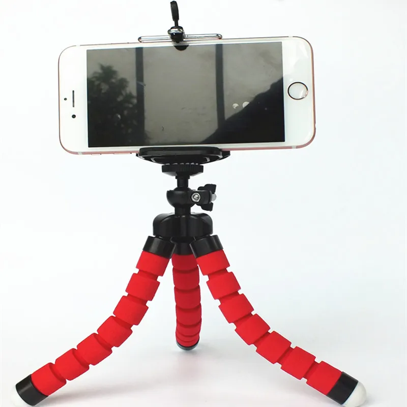 

Flexible Mini Octopus Tripod With Clip Stand Mount For Vernee Thor Plus FOR Oukitel C8 FOR Leagoo M9 Vernee Mix 2 K10000 Pro
