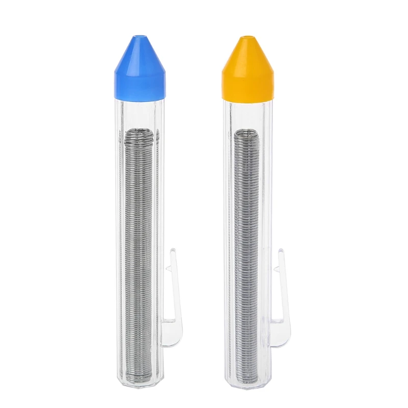 Durable 0.8mm 1mm Solder Wire Pen Tube Dispenser Tin Lead Core