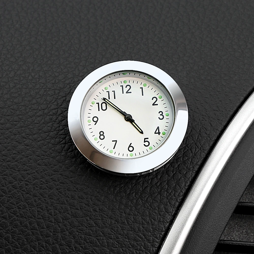 Автомобильные часы орнамент электронные приклеенные часы время липкий Автомобильный интерьер украшение приборной панели наклейки часы аксессуары Подарки