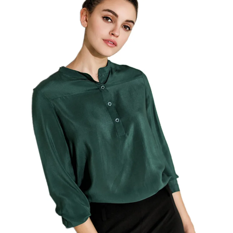 Popular Silk Button ShirtBuy Cheap Silk Button Shirt lots from China