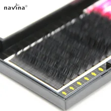 Navina Ultimate Роскошные накладные ресницы для наращивания норки ресницы Черный Материал JBCD Curl 0,07/0,12/0,15 Поддельные ресницы