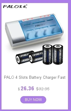 PALO 6 шт. батареи PALO C размер батареи 1,2 V Ni-MH 4000mAh перезаряжаемые батареи C Batter Bateria Baterias для камеры