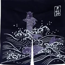 Принимаются индивидуальные заявки) Корея/Япония/Китай суши Ресторан кухонные подвесные занавески-КАРПЫ(85*150 см