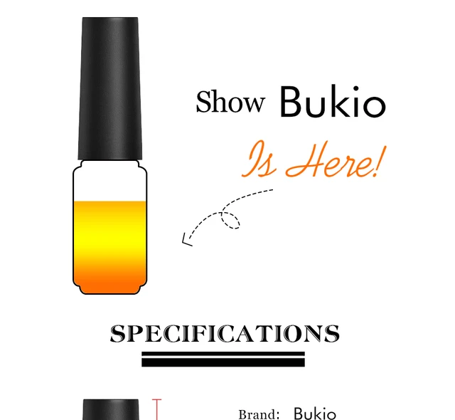 Bukio Beauty zestaw do manicure Glitter neonowy żelowy lakier do paznokci lampa Uv do lakieru żelowego Semi Permanent 7ml żel do paznokci gorący sprzedawanie Nail Art -