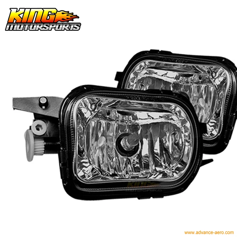 For 01 02 03 04 07 Mercedes Benz W203 C Class Fog Lights OE Style Clear