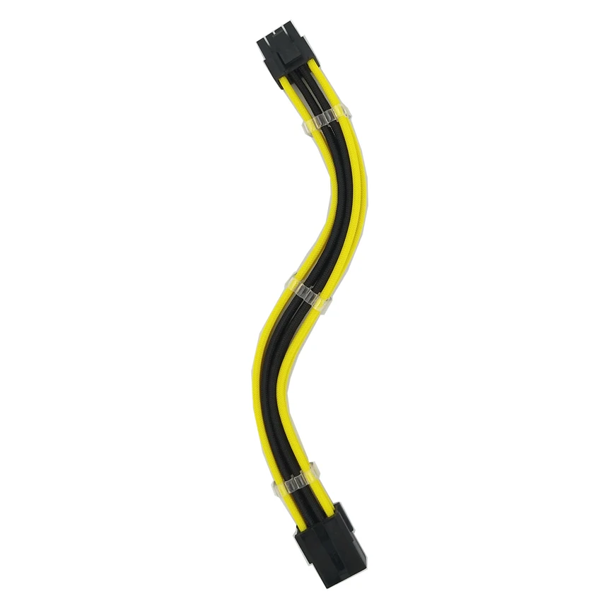 PCI-E 8Pin Black_Yellow_Extension Cable