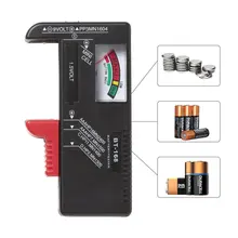 Checker Battery-Tester Voltage-Meter-Tools BT168 Digital Universal Multiple-Size 9v-Button