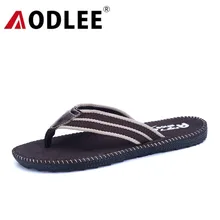 AODLEE/мужские летние шлепанцы; сандалии; мужские шлепанцы; Домашние пляжные вьетнамки; Мужская модная домашняя Нескользящая дышащая обувь