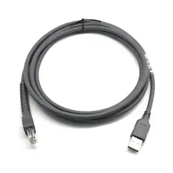 6.56FT USB кабель для Motorola для сканера штрих-кодов LS1203 LS2208 LS4208 CBA-U01-S07ZAR LS2208 M2007-I290 STB3578 сканер