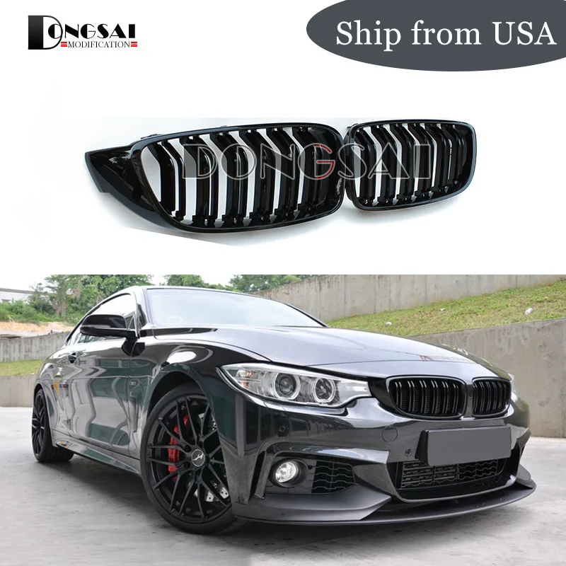 Matte Black BMW F82 F80 F32 F36 F33 Coupe//Convertible//Gran M Style Front Grille