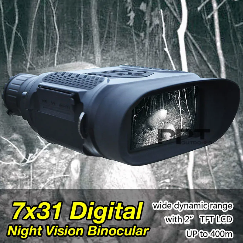 Eagleeye цифровой бинокль ночного видения 3,5-7 x нм 3 Вт инфракрасный светодиодный видеосъемка для охоты PP27-0023